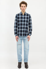 Saint Laurent 2014 Plaid Flannel Shirt