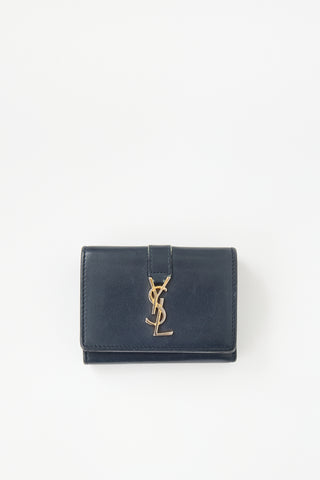 Saint Laurent 2017 Leather Mini Trifold Wallet
