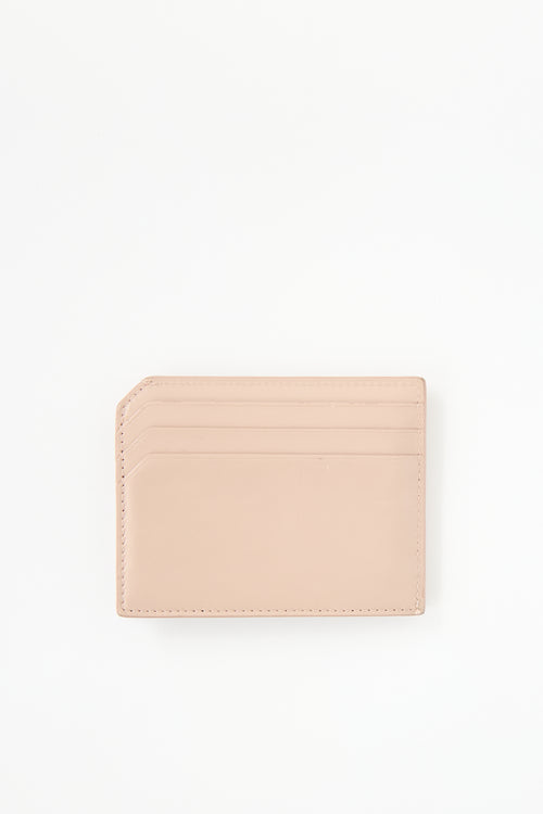 Saint Laurent 2017 Leather Swivel Window Card Holder