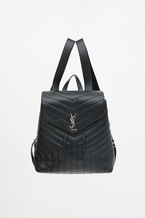 Saint Laurent 2017 Quilted Leather Loulou Backpack