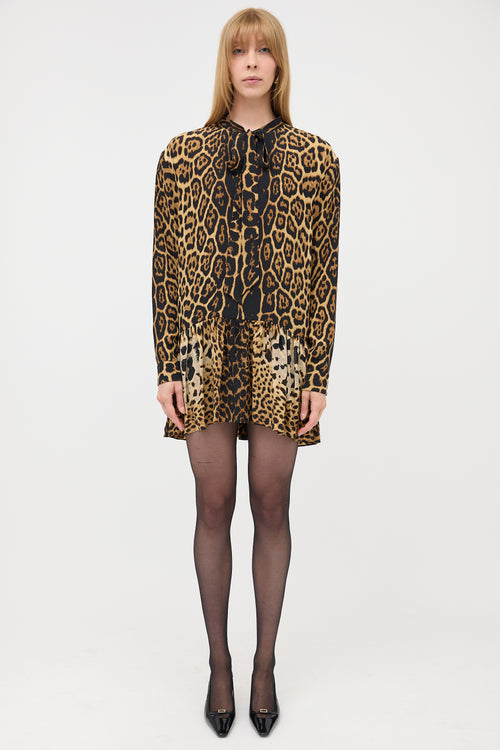 Saint Laurent 2017 Silk Printed Dress