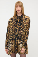 Saint Laurent 2017 Silk Printed Dress