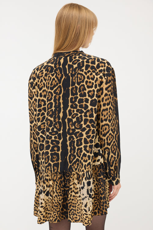 Saint Laurent 2017 Silk Printed Dress