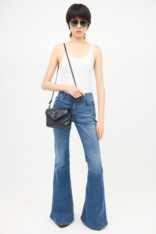 Saint Laurent 2018 Leather Toy Loulou Puffer Bag