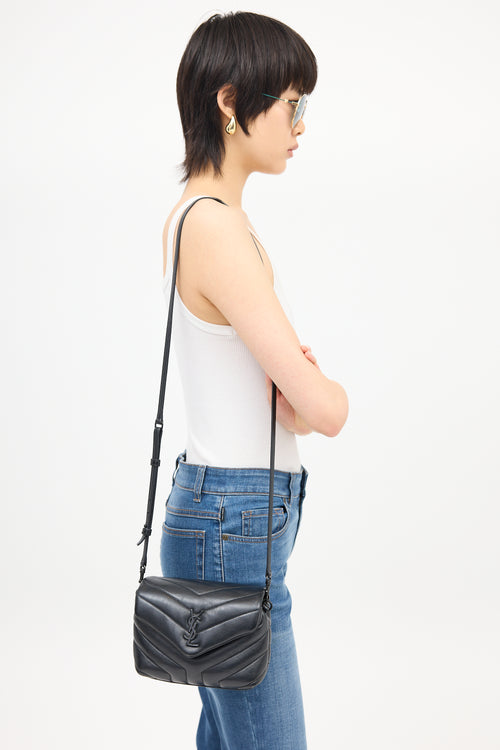 Saint Laurent 2018 Leather Toy Loulou Puffer Bag