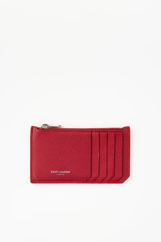 Saint Laurent 2018 Zipped Card Holder