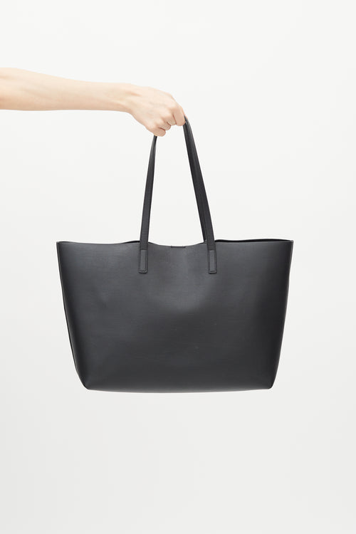 Saint Laurent 2021 Black Leather East West Tote Bag