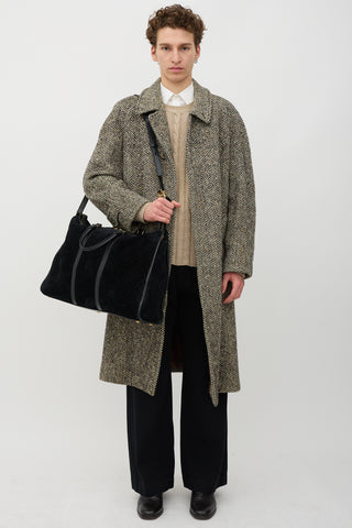 Saint Laurent 2019 Monogram Suede 72H Duffle Bag