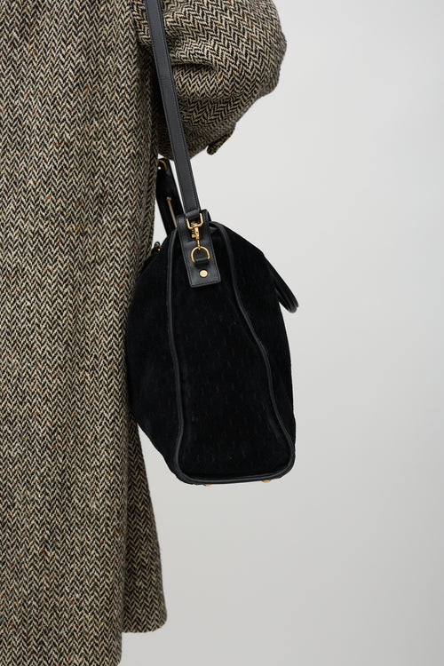 Saint Laurent 2019 Monogram Suede 72H Duffle Bag