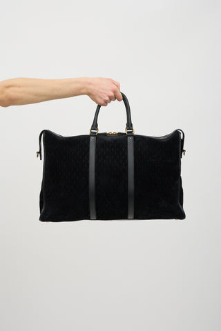 Saint Laurent 2019 Monogram Suede 72H Duffle Bag