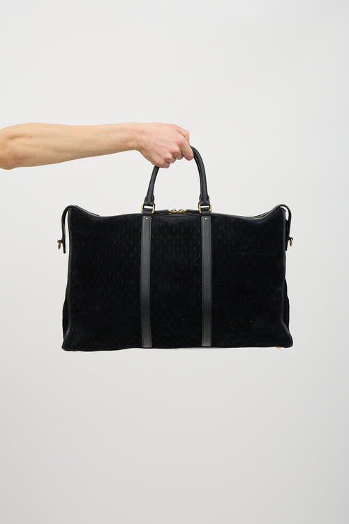 Saint Laurent 2019 Monogram Suede 72H Duffle Bag
