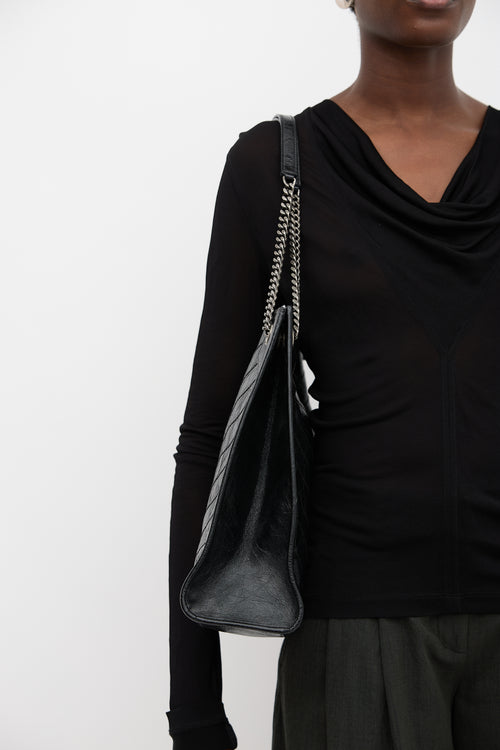 Saint Laurent 2019 Quilted Leather Niki Shopping Bag