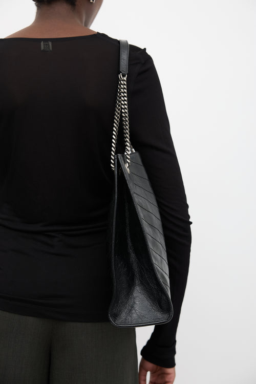 Saint Laurent 2019 Quilted Leather Niki Shopping Bag