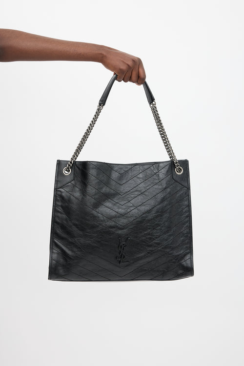 Saint Laurent 2019 Quilted Leather Niki Shopping Bag