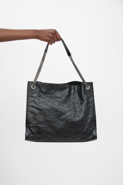 Saint Laurent 2019 Quilted Leather Niki Shopping Bag