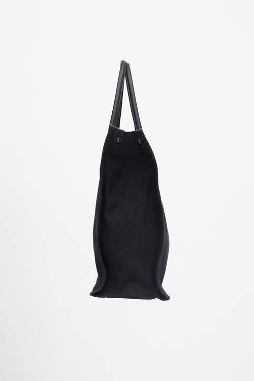 Saint Laurent 2020 Canvas Rive Gauche Tote Bag