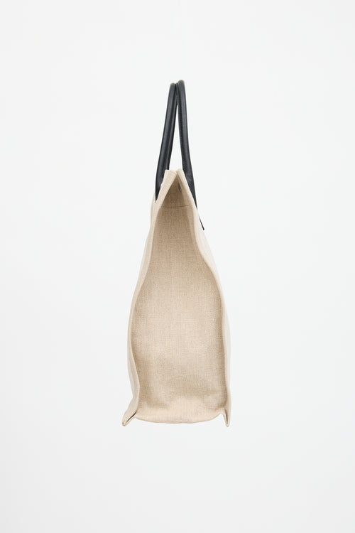 Saint Laurent 2020 Canvas Rive Gauche Tote Bag