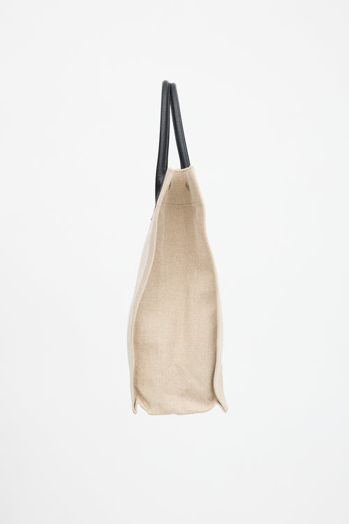 Saint Laurent 2020 Canvas Rive Gauche Tote Bag