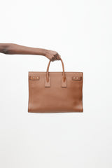 Saint Laurent 2021 Brown Large Sac Du Jour Shoulder Bag