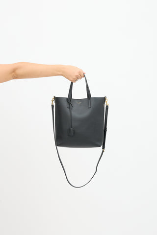 Saint Laurent 2021 Leather Toy Shopping Tote Bag