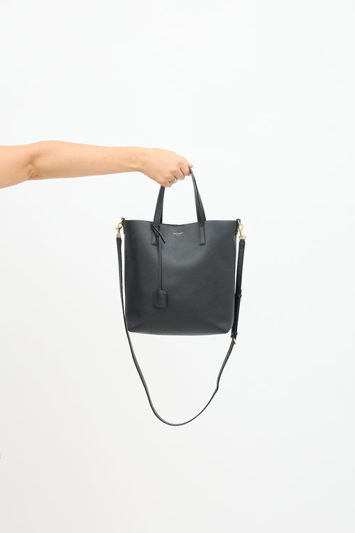 Saint Laurent 2021 Leather Toy Shopping Tote Bag