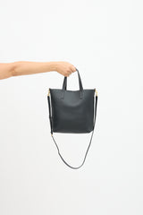 Saint Laurent 2021 Leather Toy Shopping Tote Bag
