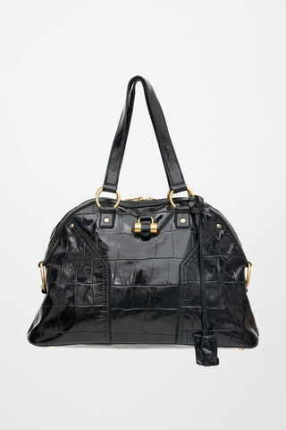 Saint Laurent 2022 Leather Muse Tote