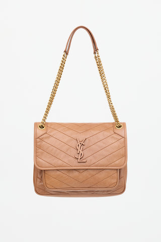 Saint Laurent 2022 Quilted Leather Medium Niki Bag