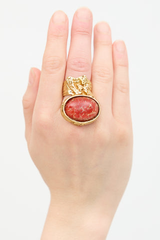 Saint Laurent Arty Statement Ring