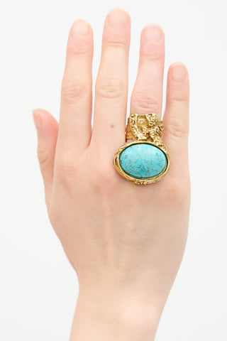 Saint Laurent Arty Statement Ring