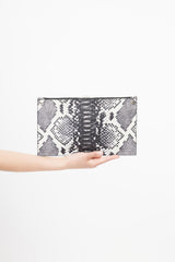 Saint Laurent Beige & Multicolour Print Sac De Jour Shoulder Bag