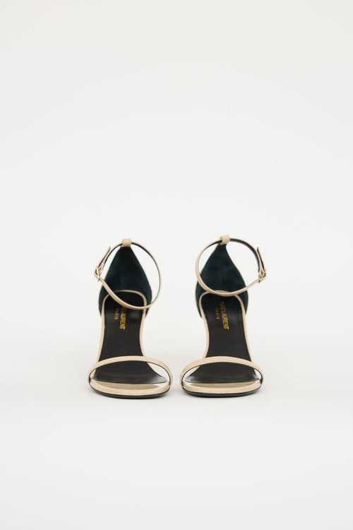 Saint Laurent Patent High Heel Sandal