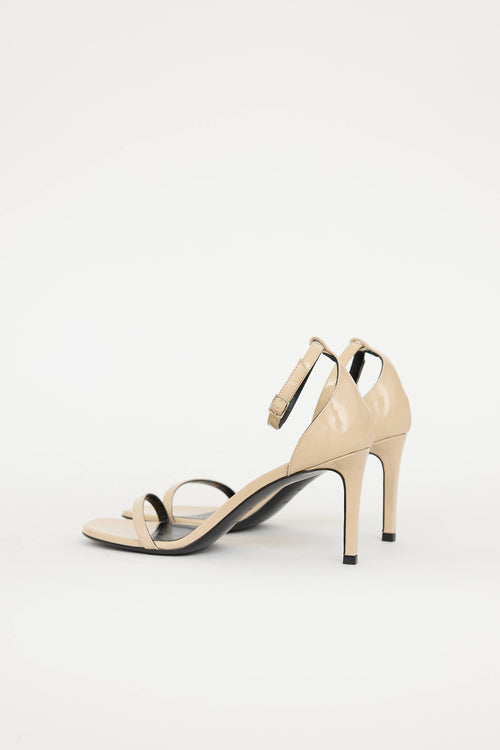 Saint Laurent Patent High Heel Sandal