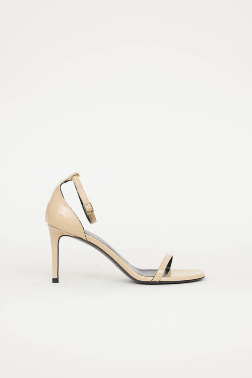 Saint Laurent Patent High Heel Sandal