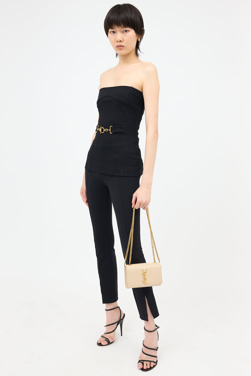Saint Laurent Leather Small Kate Bag