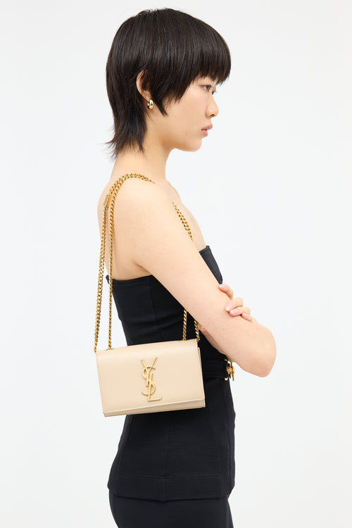 Saint Laurent Leather Small Kate Bag