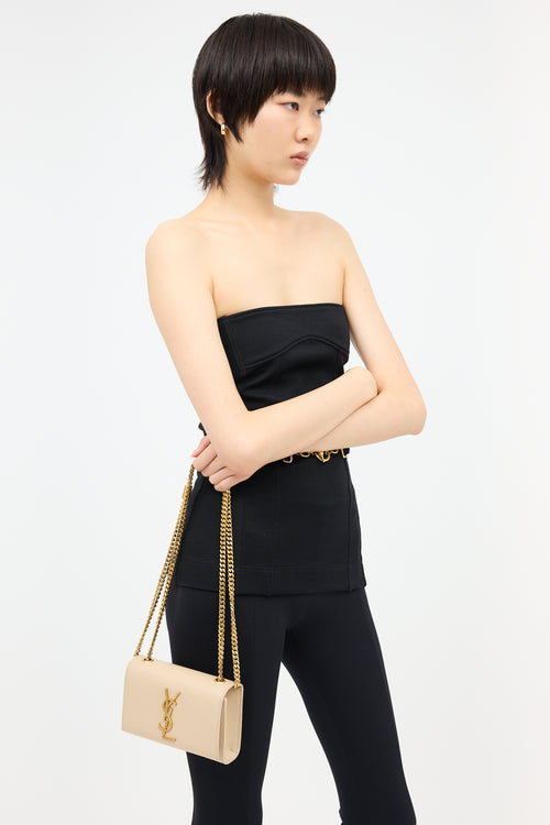 Saint Laurent Leather Small Kate Bag