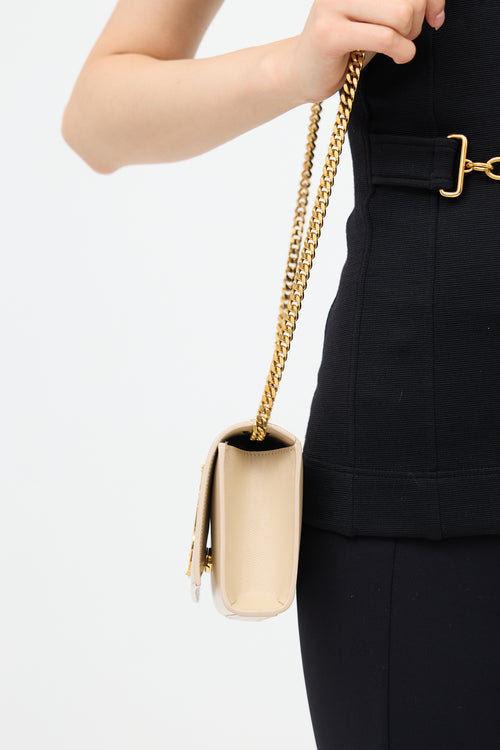 Saint Laurent Leather Small Kate Bag