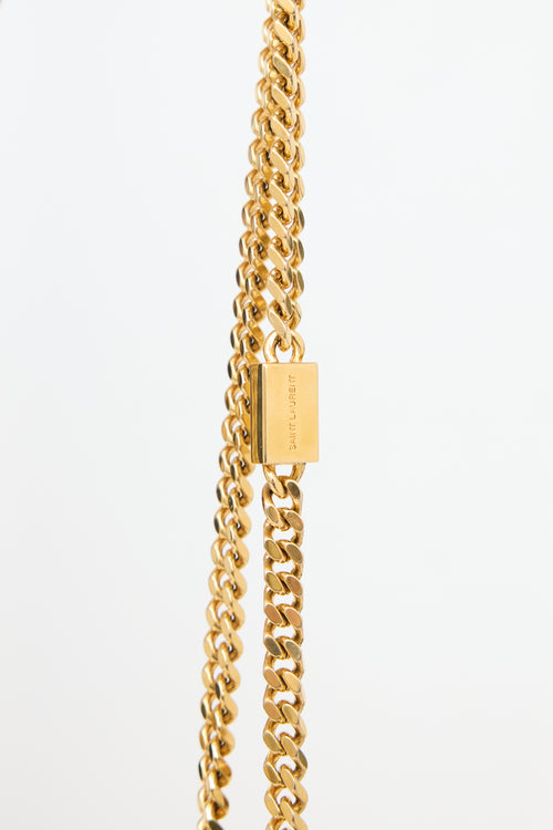 Saint Laurent Leather Small Kate Bag