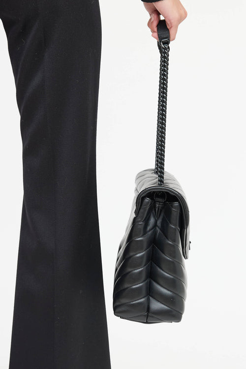 Saint Laurent Leather LouLou Shoulder Bag