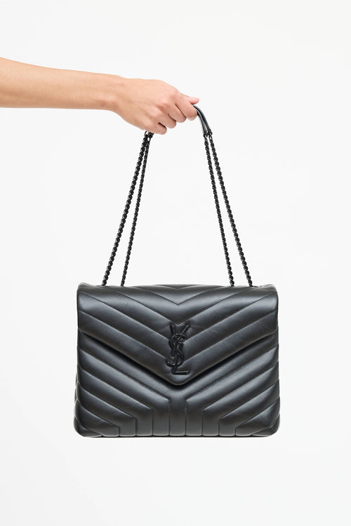 Saint Laurent Leather LouLou Shoulder Bag