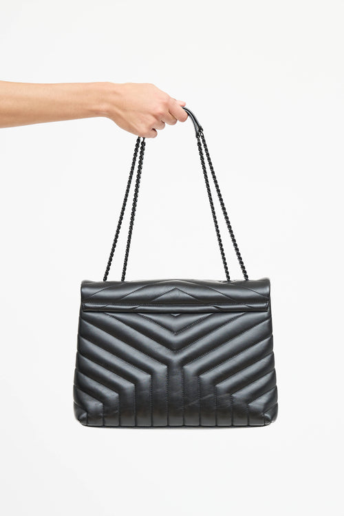 Saint Laurent Leather LouLou Shoulder Bag