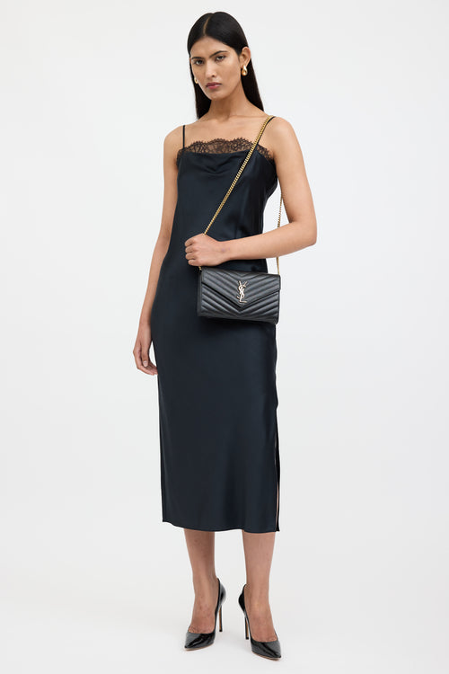 Saint Laurent Cassandre Chain Wallet