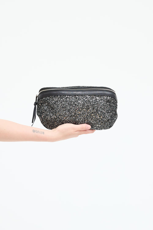 Saint Laurent Glitter Belt Bag