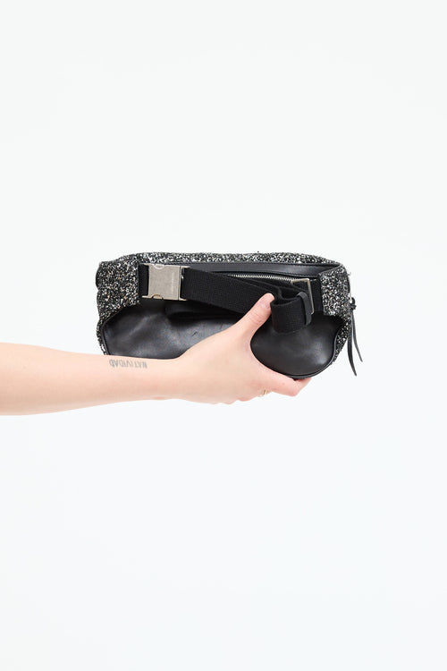 Saint Laurent Glitter Belt Bag