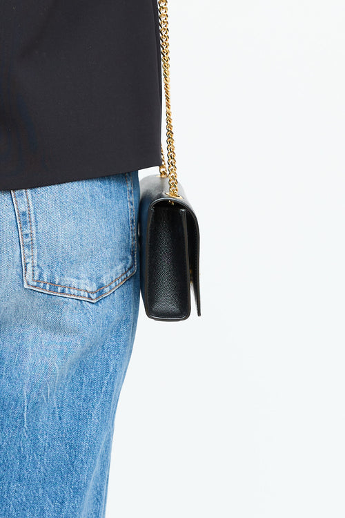 Saint Laurent Mini Leather Kate Bag