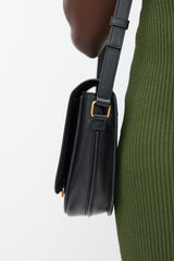 Saint Laurent Black & Gold Leather Betty Bag
