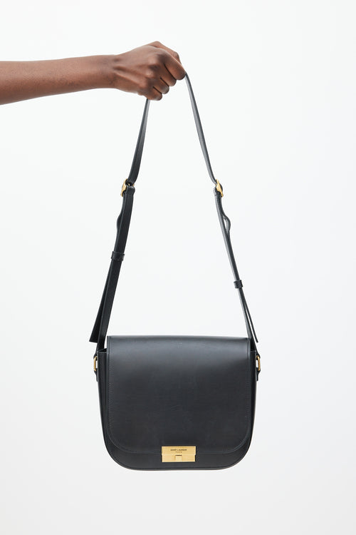 Saint Laurent Black & Gold Leather Betty Bag