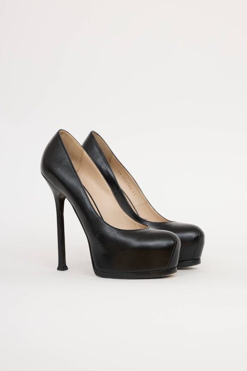 Saint Laurent Leather Tribtoo Platform Pump