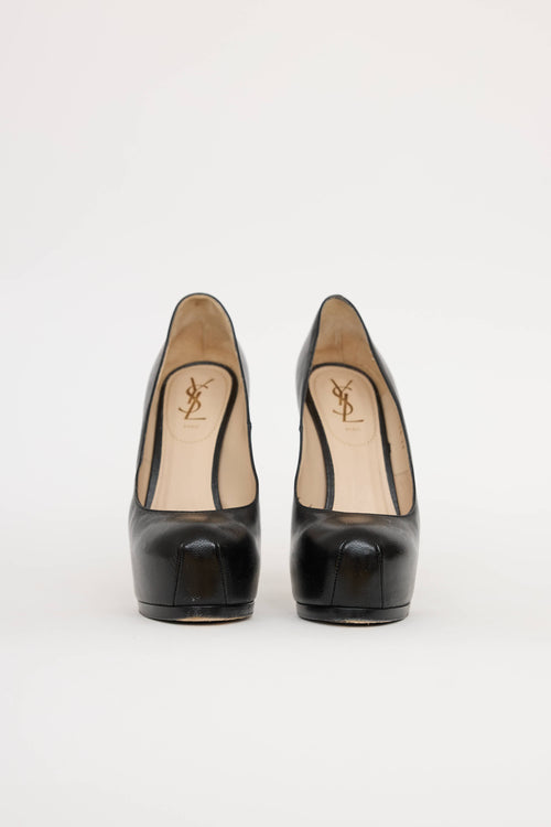 Saint Laurent Leather Tribtoo Platform Pump